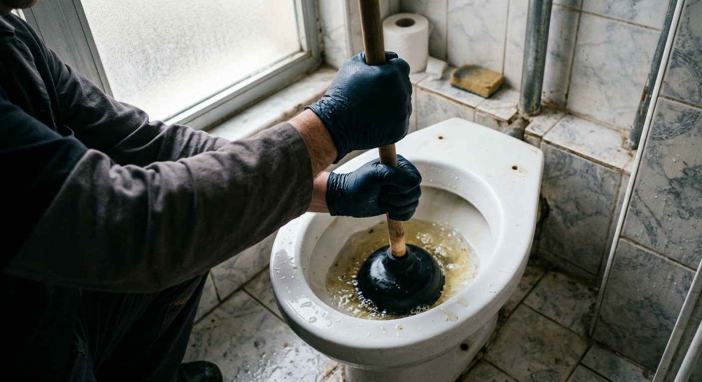 Tuvalet Tıkanıklığı Belirtileri kamera görüntüleme