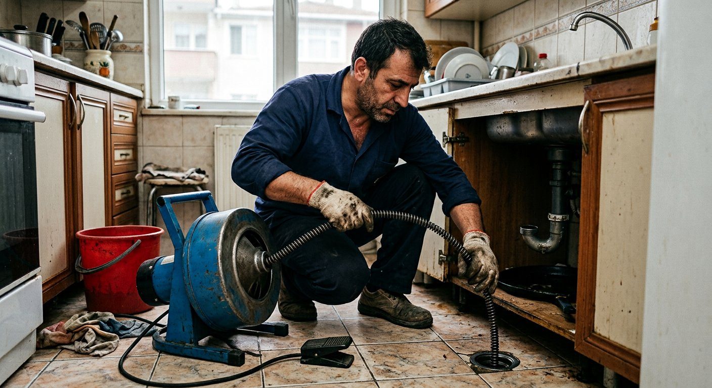 Nallıhan Gider Açma boru içi uygulama
